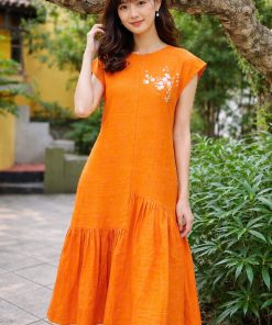 Hand-Embroidered Dress