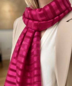 Open-Weave Mulberry Silk Scarf