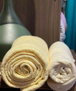 Vietnamese Handmade Silk Towel Set: Natural Mulberry Silk Face, Bath & Gym Towels