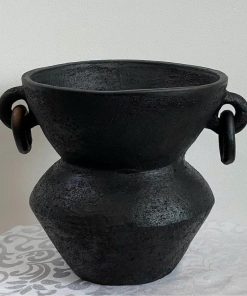 Handmade Two-Handle Ceramic Vase